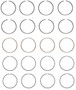 Enginetech S84834-.50 Premium .50mm Oversize Piston Ring Set for 1995-2004 Ford Mercury Mazda 2.0L 121ci I4 - Complete Engine Ring Set