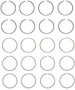 Enginetech S96904-.50 Premium .50mm Oversize Piston Ring Set for 1990-2001 Subaru 2.2L 4cyl - Complete Engine Ring Set - Sized by Bore