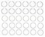 Enginetech C38856-040 Premium .040" Oversize Piston Ring Set for 1963-1995 Chevy Jeep 3.8L-4.1L 230-250ci I6 - Complete Engine Ring Set