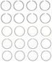 Enginetech C92614-STD Premium Standard Piston Ring Set for 1988-1997 Honda Isuzu 2.6L I4 - Complete Engine Ring Set - Sized by Bore