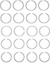 Enginetech S99514-STD Premium Standard Piston Ring Set for 1999-2006 Subaru Saab 2.5L 4cyl - Complete Engine Ring Set - Sized by Bore