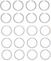 Enginetech S92154-STD Premium Standard Piston Ring Set for 2002-2005 Subaru Saab 2.0L 4cyl - Complete Engine Ring Set - Sized by Bore