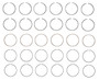 Enginetech S83114-.75 Premium .75mm Oversize Piston Ring Set for 1993-2005 Ford Mazda 1.8L/2.0L 122ci I4 - Complete Engine Ring Set