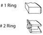 Enginetech S76214-100 Premium 1.00mm Oversize Piston Ring Set for 1995-1999 Nissan 1.6L 97ci I4 - Complete Engine Ring Set