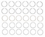 Enginetech R89166-STD Cast Standard Piston Ring Set for 1987-1995 Chevy Buick Oldsmobile 2.8L/3.1L 173-189ci V6 - Complete Engine Ring Set