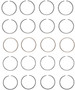 Enginetech S87214-STD Premium Standard Piston Ring Set for 1998-2001 Toyota 2.2L I4 - Complete Engine Ring Set - Sized by Bore