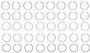 Enginetech M10328-040 Premium .040" Oversize Piston Ring Set for 2014-2022 Chevy GMC Cadillac 6.2L 376ci V8 - Complete Engine Ring Set