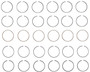 Enginetech M39116-060 Premium .060" Oversize Piston Ring Set for 1992-2003 Dodge Chrysler Ram 3.9L 239ci V6 - Complete Engine Ring Set