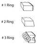 Enginetech S73124-STD Premium Standard Piston Ring Set for 2009-2015 Honda 1.5L I4 - Complete Engine Ring Set - Sized by Bore