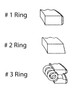 Enginetech C86154-STD Premium Standard Piston Ring Set for 1987-1997 Toyota 2.0L 122ci I4 - Complete Engine Ring Set - Sized by Bore