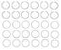 Enginetech R36856-030 Cast .030" Oversize Piston Ring Set for 1963-1983 Ford 3.3L/4.1L 200-250ci I6 - Complete Engine Ring Set