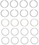 Enginetech C85914-.75 Premium .75mm Oversize Piston Ring Set for 1987-1994 Pontiac 2.0L 121ci I4 - Complete Engine Ring Set