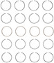 Enginetech S81314-STD Premium Standard Piston Ring Set for 1990-2001 Honda Acura 1.6L-1.8L I4 - Complete Engine Ring Set