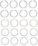 Enginetech S82024-STD Premium Standard Piston Ring Set for 2000-2011 Toyota Pontiac Lotus 1.8L I4 - Complete Engine Ring Set