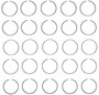 Enginetech S93155-STD Premium Standard Piston Ring Set for 2004-2006 Chevy GMC Hummer Isuzu 3.5L 211ci I5 - Complete Engine Ring Set
