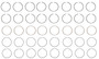 Enginetech R10258-STD Cast Standard Piston Ring Set for 1980-1995 Chevy GMC Buick Pontiac 4.9L/5.7L 301-350ci V8 - Complete Engine Ring Set