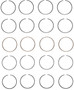 Enginetech S78114-STD Premium Standard Piston Ring Set for 2003-2005 Kia 1.6L I4 - Complete Engine Ring Set - Sized by Bore