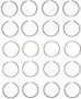 Enginetech S75544-STD Premium Standard Piston Ring Set for 2001-2002 Kia 1.5L I4 - Complete Engine Ring Set - Sized by Bore