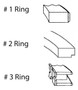 Enginetech S75544-.50 Premium .50mm Oversize Piston Ring Set for 2001-2002 Kia 1.5L I4 - Complete Engine Ring Set - Sized by Bore