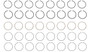 Enginetech R40058-020 Cast .020" Oversize Piston Ring Set for 1953-1994 Chevy GMC Ford 4.7L-6.6L 289-400ci V8 - Complete Engine Ring Set