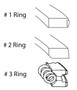 Enginetech C92134-100 Premium 1.00mm Oversize Piston Ring Set for 1987-1995 Oldsmobile 2.3L 138ci I4 - Complete Engine Ring Set