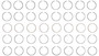 Enginetech S86418-STD Premium Standard Piston Ring Set for 2000-2006 Ford Lincoln 3.9L 242ci V8 - Complete Engine Ring Set