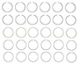 Enginetech C96146-.75 Premium .75mm Oversize Piston Ring Set for 1993-1995 Chevy Buick Oldsmobile 3.8L 231ci V6 - Complete Engine Ring Set