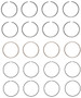 Enginetech S73114-.50 Premium .50mm Oversize Piston Ring Set for 2007-2008 Honda 1.5L I4 - Complete Engine Ring Set - Sized by Bore