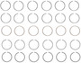 Enginetech M40056-040 Premium .040" Oversize Piston Ring Set for 1965-1995 Chevy GMC Ford 3.9L-4.9L 240-300ci I6 - Complete Engine Ring Set