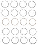 Enginetech M87534-STD Premium Standard Piston Ring Set for 1995-2005 Dodge Chrysler Plymouth 2.0L 122ci I4 - Complete Engine Ring Set