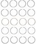 Enginetech S89304-STD Premium Standard Piston Ring Set for 2007-2013 Nissan 2.5L 152ci I4 - Complete Engine Ring Set - Sized by Bore