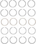 Enginetech S93154-STD Premium Standard Piston Ring Set for 2004-2006 Chevy GMC Isuzu 2.8L 169ci I4 - Complete Engine Ring Set
