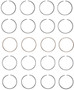 Enginetech S75414-STD Premium Standard Piston Ring Set for 2001-2005 Honda 1.7L I4 - Complete Engine Ring Set - Sized by Bore