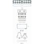 Fel-Pro Full Gasket Set 260-1880 for 1999-2001 Chevrolet/GMC 5.3L 4.8L (Silverado 1500, Silverado 2500, Suburban 1500, Tahoe)
