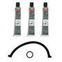 Fel-Pro Oil Pan Gasket Set OS 30837 R for 2003-2016 Acura/Honda 1.5L 1.3L (ILX, Civic, CR-Z, Fit)
