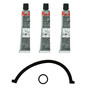Fel-Pro Oil Pan Gasket Set OS 30837 R for 2003-2016 Acura/Honda 1.5L 1.3L (ILX, Civic, CR-Z, Fit)