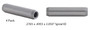 Valve Guides: Set of 4 - .2765 x .4955 x 2.050" - Iron Spiral Reamed - GD8575