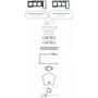 Fel-Pro Full Gasket Set 260-1867 for 2001-2007 Chrysler/Dodge 2.7L (300, Concorde, Intrepid, Sebring)