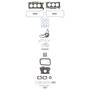 Fel-Pro 260-3181 Full Gasket Set for 2011-2013 Chrysler/Dodge/Jeep 3.6L V6 - fits 300, Challenger, Charger, Wrangler