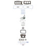 Fel-Pro Full Gasket Set 260-3181 for 2011-2013 Chrysler/Dodge/Jeep 3.6L (300, Challenger, Charger, Wrangler)