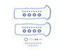 Fel-Pro Valve Cover Gasket Set VS 50592 R for 1998-2010 Lexus/Toyota 4.0L 4.3L (GS400, GS430, GX470, LS400)