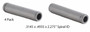 Valve Guide 4 Count - .3145 x .4935 x 2.275" - Iron Spiral Reamed - GD8219