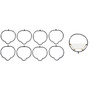 Fel-Pro MS 96945 Lower Intake Manifold Gasket Set for 2004-2017 Nissan/INFINITI V8 - fits NV2500, NV3500, Titan, Pathfinder Armada