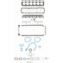 Fel-Pro FS 7918 PT-4 Full Gasket Set for 1960-1980 Fargo/Chrysler/Dodge - fits A108 Van, A100 Van, D100 Panel Delivery, D110 Pickup