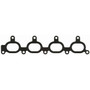 Fel-Pro MS 96404 Lower Intake Manifold Gasket Set for 1999-2005 Mazda L4 - fits Miata