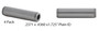 Enginetech GD3047 Valve Guides for 2004-2018 Ford Lincoln Mercury - .2371 ID x .4360 OD x 1.725" L - Plain ID - Direct OEM Replacement