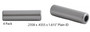 Valve Guide 4 Count - .2358 x .4355 x 1.615" - Iron Plain - GD3019