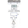 Fel-Pro TCS 45930 Timing Cover Gasket Set for 1966-1989 Jeep/Buick/Cadillac - Rubber - fits Universal Truck, CJ3, Commando, Dispatcher
