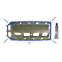 Fel-Pro OS 30750 R Oil Pan Gasket Set for 2003-2020 Ram/Chrysler/Dodge 5.7L V8 - PermaDry molded rubber - fits 1500, 2500, 3500, 4000