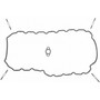 Fel-Pro Oil Pan Gasket Set OS 30545 R for 1985-1992 Ford 2.3L (Aerostar, Mustang, Ranger)